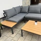 Комплект садовой мебели лофт IdealGarden MAS-XL-03 серый угловой диван - изображение 5