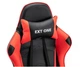 Игровое кресло Extreme Series EXT ONE RED чёрно-красное экокожа, 133×63×49 см, 120 кг - изображение 2