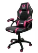 Игровое кресло Extreme EX Blue чёрно-розовое экокожа + мембранная ткань, 117×65×49 см, 120 кг - изображение 5