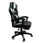 Игровое кресло Deus Large White чёрно-белое экокожа, 125×68×50 см, 120 кг - изображение 6