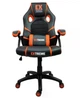 Игровое кресло SERIES EX Orange чёрно-оранжевое экокожа + мембранная ткань, 117×65×49 см, 120 кг - изображение 4