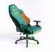 Компьютерное кресло Ergo System G20 зелёно-жёлтое ткань, 138×68×49 см, 120 кг - изображение 7