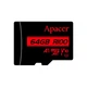 Карта пам'яті microSDXC (UHS-1) Apacer 64Gb class 10 V10 A1 R100MB/s (AP64GMCSX10UB-RA) (8749) - зображення 1