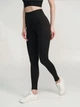 Спортивні легінси для фітнесу високі жіночі Giulia Leggings Rib 02 S-M Чорні (4823116931749) - зображення 5