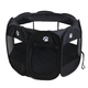 Большой Тентовый Манеж Zmaker Для Собак И Кошек 114 См Складной Переносной Вольер Для Щенков И Котят Водонепроницаемый Черный - изображение 6