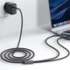 Кабель ACEFAST C22-02 Type-C to 2xType-C 100W aluminum alloy cable 5A 1.2м Black (6974316285120) - изображение 5