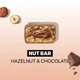 Батончик Spacefood Space Bite Nut Bar, 10*40 грам - Шоколад-фундук - зображення 2