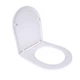 Qtap Сиденье для унитаза напольного (Dove) 425×363×30 мм, White, с микролифтом Slim Duroplast, Quick Release QT06228380BW3 - изображение 2