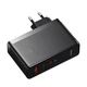 Зарядное устройство СЗУ Baseus GaN5 Pro Fast Charger QC4.0+PD3.1 140W USB+2Type-C 5A Black (CCGAN140CE) - изображение 6