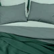 Плед покрывало косичка COSAS Eucalyptus Knitted Braid 240х260 см Зеленый - изображение 2