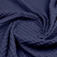 Плед покрывало вафельное COSAS Denim Greek Waffle 75x95 см Темно-синий - изображение 4
