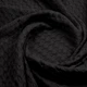 Плед покрывало COSAS Black Waffle Weave 75x95 см Черный - изображение 4