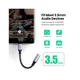 Переходник USB-C to 3.5mm F 0.10m AV161 Ugreen (80154) (342434) - изображение 3