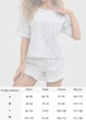 Пижама женская FS Lazada L в рубчик с шортами и топом Серый (8700) - изображение 10