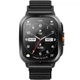 Мужские Умные Часы Uwatch Nano Nylon Черные Стальные Gps Bluetooth 5.0 (375374) - изображение 2