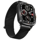 Мужские Умные Часы Uwatch Nano Nylon Черные Стальные Gps Bluetooth 5.0 (375374) - изображение 9