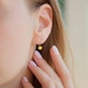 Детские серебряные серьги Сердечки ВС-060ep(сж) * - изображение 4