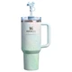 Термокружка Stanley 1913 x LoveShackFancy Holiday Quencher® H2.0 FlowState™ Tumbler | 40 OZ 1180 мл у подарунковій коробці блакитний з малюнком - изображение 3