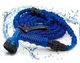 Шланг садовый поливочный с распылителем 120 м X-hose удлиняющийся при поступлении воды, синий, пластиковый - изображение 8