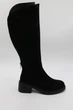 Сапоги женские из натуральной замши зимние, черные, 41 размер ILONA (373/520 ) - изображение 1