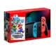 Nintendo Switch Neon Blue-Red (Upgraded version) + Гра Super Mario Bros Wonder (російська версія) - зображення 1