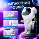 Нічник проектор космонавт зоряного неба дитячий лазерний світильник з проекцією нічного неба та зірок RGB галактика з пультом на місяць Білий - зображення 6