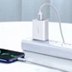 Кабель USB на Type-C UGREEN US288 Cable Nickel Plating Aluminum Braid (1m, 18W, 3A). White - зображення 4