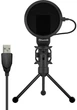 Игровой конденсаторный микрофон MARVO MIC-03 (LED, трипод) Black - изображение 4