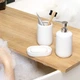Дозатор для жидкого мыла MBM HOME "Milan" 500 мл BA-23 WHITE белый - изображение 5