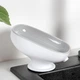 Мыльница на присоске MBM HOME BP-38 WHITE/GRAY бело-серая - изображение 3
