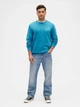 Свитшот на флисе мужской GAP 685748840 2XL Бирюзовый (1159850734) - изображение 3