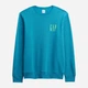 Свитшот на флисе мужской GAP 685748840 XL Бирюзовый (1159851475) - изображение 4