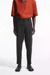 Штани чоловічі лляні COS tapered linen trousers 1228121001 46 Чорний - зображення 2