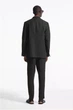 Штани чоловічі лляні COS tapered linen trousers 1228121001 46 Чорний - зображення 6