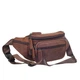 Мужская кожаная поясная сумка BUFFALO BAGS M8879Q коричневый нубук - изображение 3