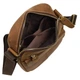 Чоловіча шкіряна сумка через плече BUFFALO BAGS M6211Q коричневий нубук - зображення 5