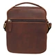 Мужская кожаная сумка через плечо BUFFALO BAGS 6232B коричневый нубук - изображение 3