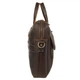 Портфель мягкий кожаный BUFFALO BAGS M5095C коричневый нубук - изображение 4