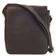 Мужская кожаная сумка через плечо BUFFALO BAGS M6133C коричневая под нубук - изображение 1