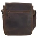 Мужская кожаная сумка через плечо BUFFALO BAGS M6133C коричневая под нубук - изображение 3