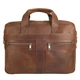 Портфель мягкий кожаный BUFFALO BAGS M2019R коричневый нубук - изображение 1