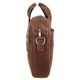 Портфель мягкий кожаный BUFFALO BAGS M2019R коричневый нубук - изображение 4