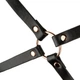 Портупея с заклепками на грудь черного цвета Rosy Gold Body Harness - изображение 4