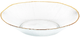 Miska sałatkowa Vilde szklana Złota 29.5 cm 1.6 l (8721037049276) - obraz 1