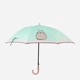 Зонт-трость полуавтомат детский для девочек YES Pusheen 708489 Зеленый (5056574499004) - изображение 3