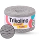 Трикотажная пряжа Trikolino 7-9mm S, Серый меланж, 30м, для вязания корзин, ковриков, сумок, косметичек, Триколино - изображение 1