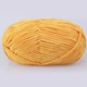 Плюшевач пряжа Premium Yarn Baby Love, Светло-оранжевый №368, 100% полиэстер, 100г/120м, для вязания игрушек, детской одежды, пледов, амигуруми - изображение 3