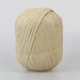Пряжа FibraNatura Raffia Chunky, Бежевый №114-16, пряжа для сумок. Целлюлоза, 100г 120м, рафия. - изображение 3