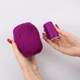 Пряжа из Норки, Марсаловий №854, 50 г/350 м, с дополнительной нитью для вязания - изображение 3