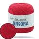 La Mia Angora, Красный №4 - пряжа для вязания 50г/125м, 15% ангора / 15% вискоза / 50% полиамид - изображение 1